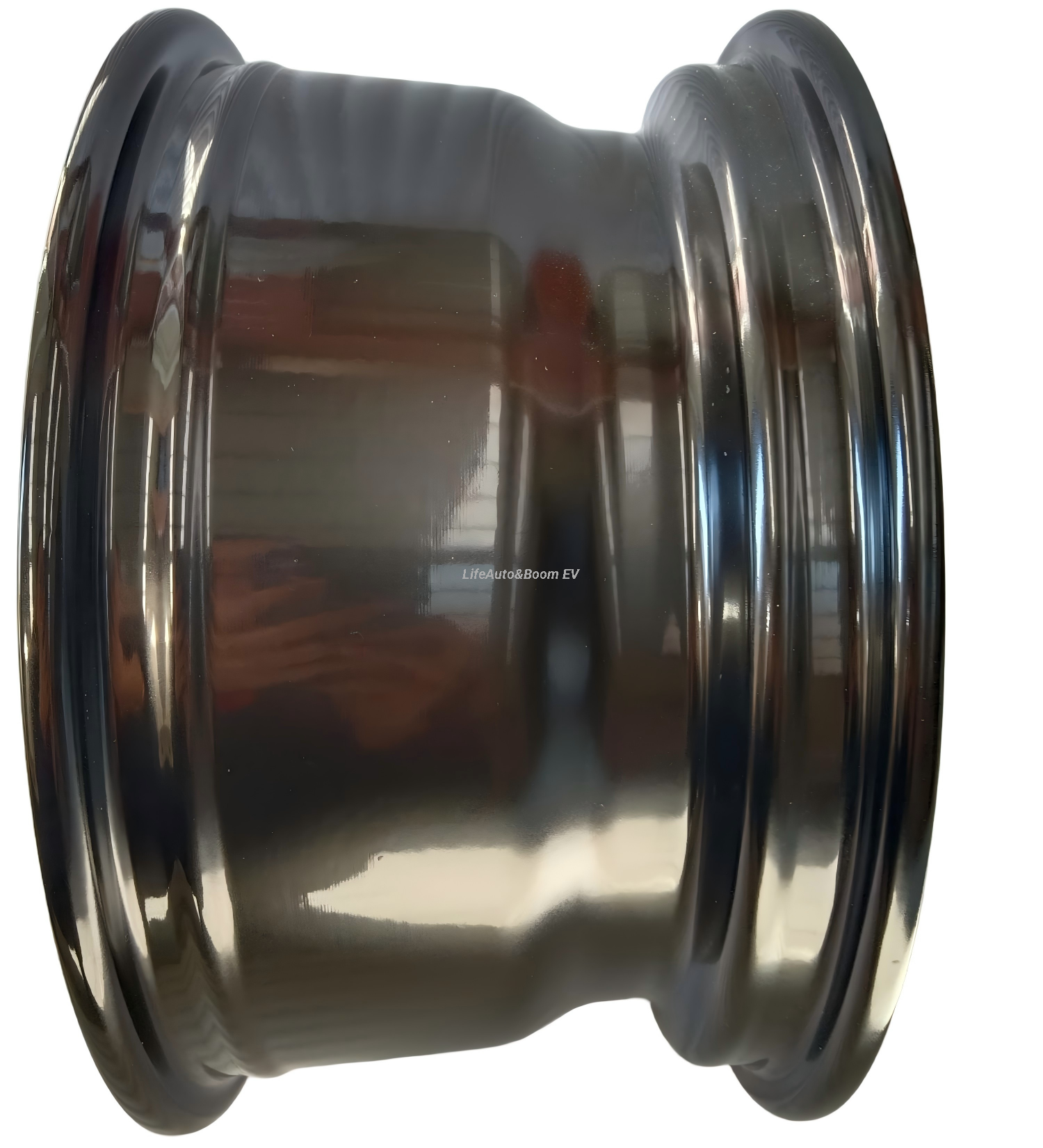 Aluminum Brilliant Black Golf Cart Wheel Hub NBR14-27(14x7-4-101.6-70.7-negative25 )