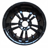 All-black Golf Cart Wheel Hub NBR14-09B (14x7-4-101.6-70-negative12.7)