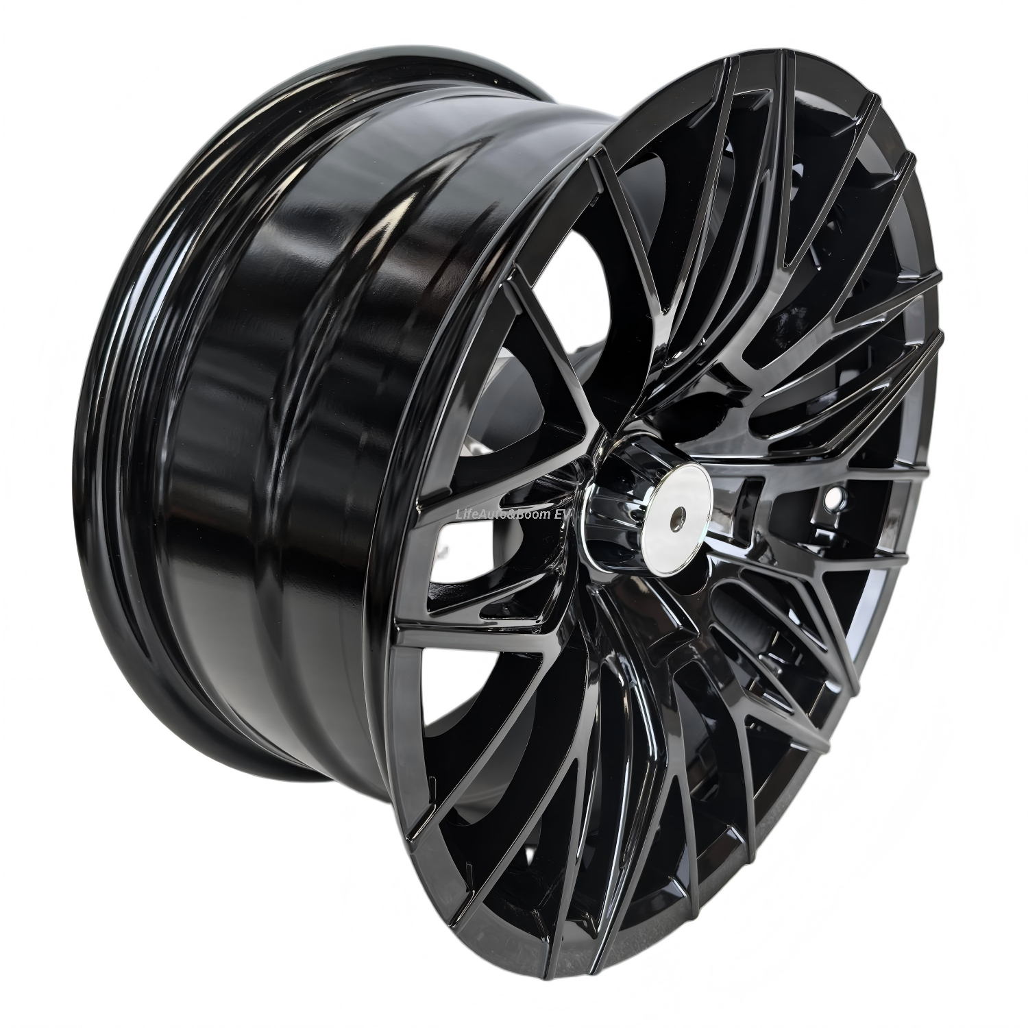  All-black Golf Cart Wheel Hub NBR14-29B (14X7-4-101.6-68.2-negative25)