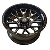 14''rim Aluminum brilliant black Golf Cart Wheel Hub NBR14-23 (14x7-4-101.6-72-negative25)
