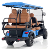 6-Seater Off-Road Electric Golf Cart Steel and Plastic Hunting Club Car with Metal Frame Electric Golf Scooter