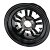 Aluminum Brilliant Black Golf Cart Wheel Hub NBR12-04（12x7-4-101.6-70-negative12）