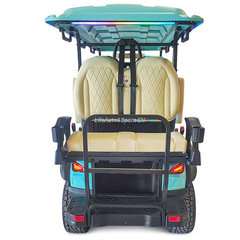 Customized 4-Seater Electric Golf Cart AC Motor and Lithium Battery for Sightseeing and Hunting
