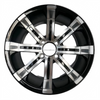 Aluminum Brilliant Black golf cart wheel hub NBR10-07 (10x7-4-101.6-72-negative12)