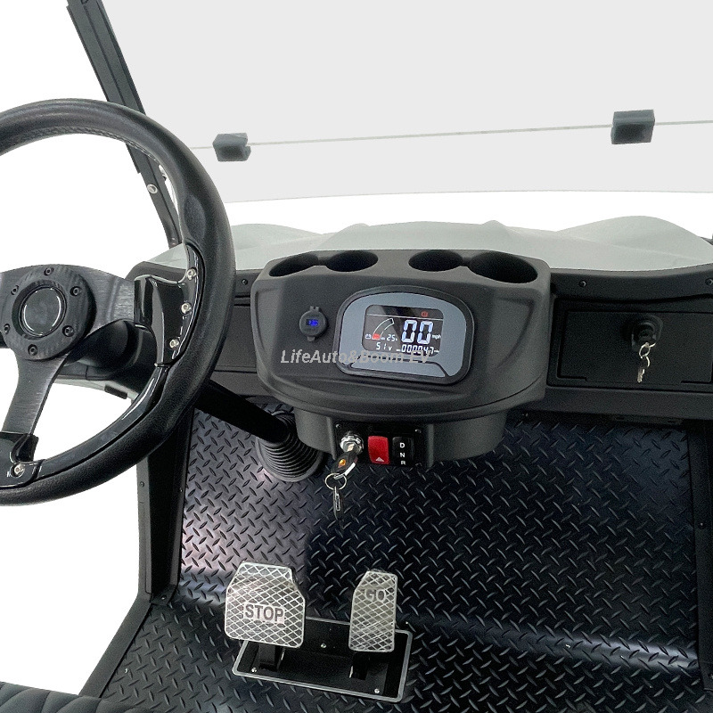 Durable Build Responsive Brakes Electric Golf Cart for Landscape Work