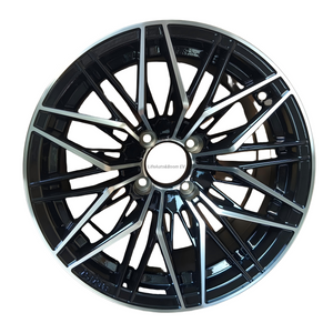 Aluminum Brilliant Black Golf Cart Wheel Hub NBR14-17(14x7-4-101.6-70-negative12)