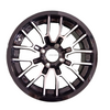 aluminum brilliant black golf cart wheel hub NBR14-10(14x7-4-101.6-68.2-negative14)