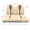 OEM ​Two - Tone Splicing Leather Golf Cart Seat