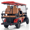 Off-Road Chinese Electric Golf Carts 6-Seater Club Model for Sale