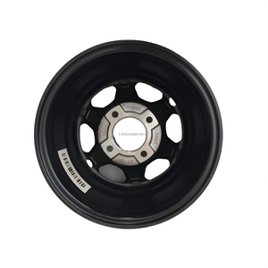Matte All-black Golf Cart Wheel Hub BNL12-27 (12x7J-4-101.6-68.5-negative20)