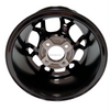 Aluminum Brilliant Black Golf Cart Wheel Hub NBR12-09（12x7-4-101.6-70-negative12）