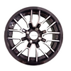 Aluminum Brilliant Black Golf Cart Wheel Hub NBR 12-11B (12x7-4-101.6-68.2-negative14)
