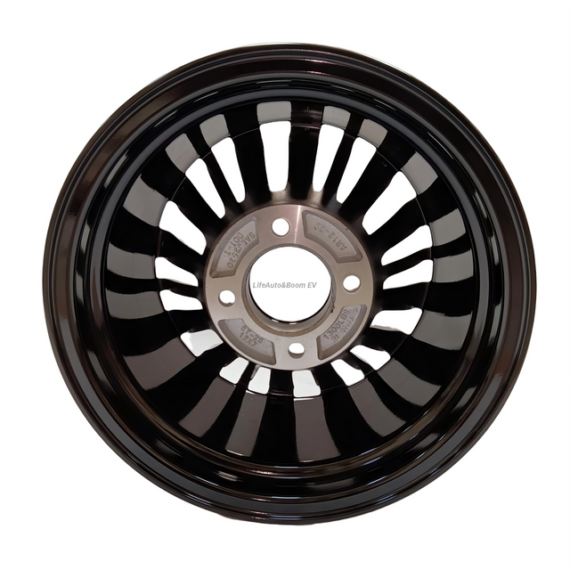 Aluminum All-black Golf Cart Wheel Hub NBR12-02 （12x7-4-101.6-68-negative25）