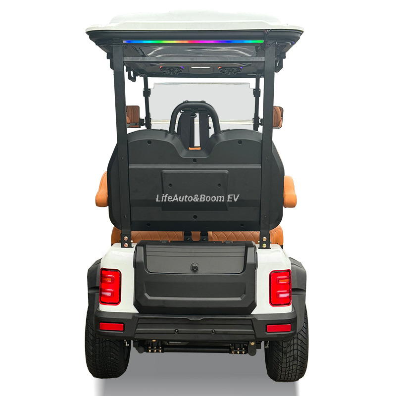 New Star Top Design 4 Seats Electric Golf Cart Lithium Battery Light Show The Flash