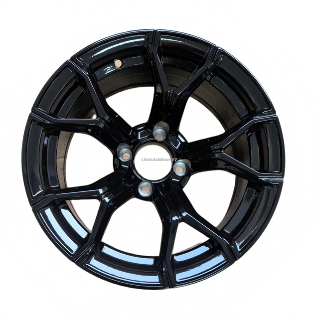 all-black golf cart wheel hub NBR14-12A (14x7-4-101.6-70-negative25)