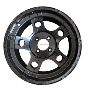 All-black Golf Cart Wheel Hub NBR14-01 (14X7-4-101.6-70-negative25)