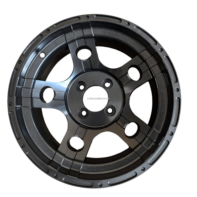 All-black Golf Cart Wheel Hub NBR14-01 (14X7-4-101.6-70-negative25)