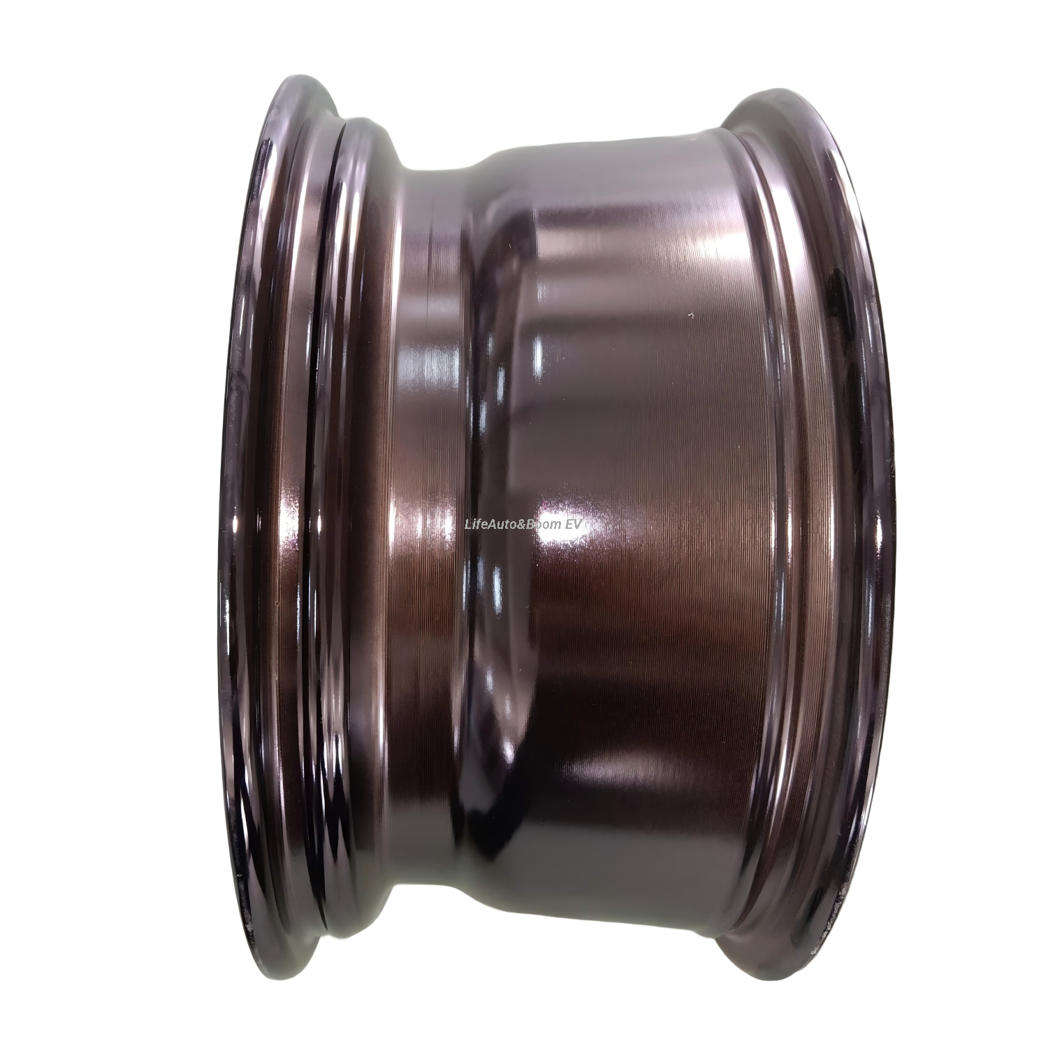 aluminum brilliant black golf cart wheel hub NBR14-10(14x7-4-101.6-68.2-negative14)