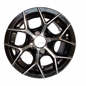 Aluminum Brilliant Black Golf Cart Wheel Hub NBR12-09（12x7-4-101.6-70-negative12）