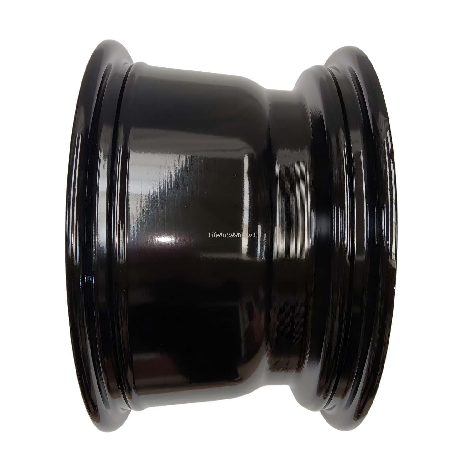 Aluminum All-black golf cart wheel hub NBR12-11A (12x7-4-101.6-68.2-negative14)