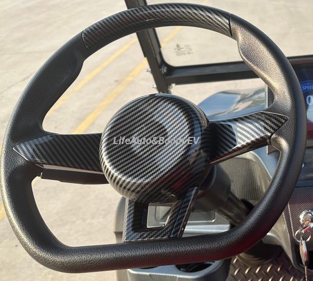 Steering Wheel Featured by Carbon Fiber Material