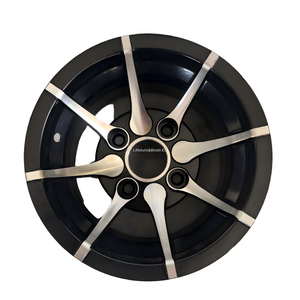 Brilliant Black Golf Cart Wheel Hub 10X7-4-101.6-58 -negative10 （NBR10-09)