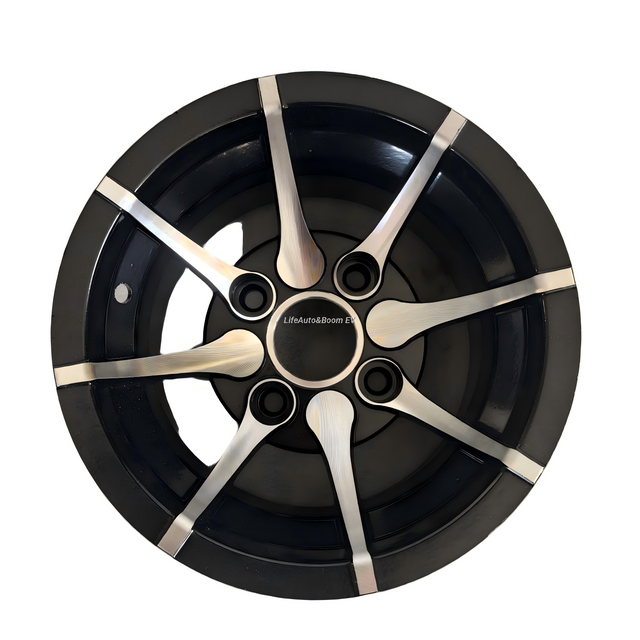 Brilliant Black Golf Cart Wheel Hub 10X7-4-101.6-58 -negative10 （NBR10-09)