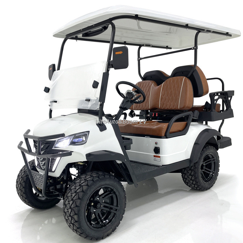 Factory Price Precision Steering Electric Golf Cart with Adjustable Back Seats