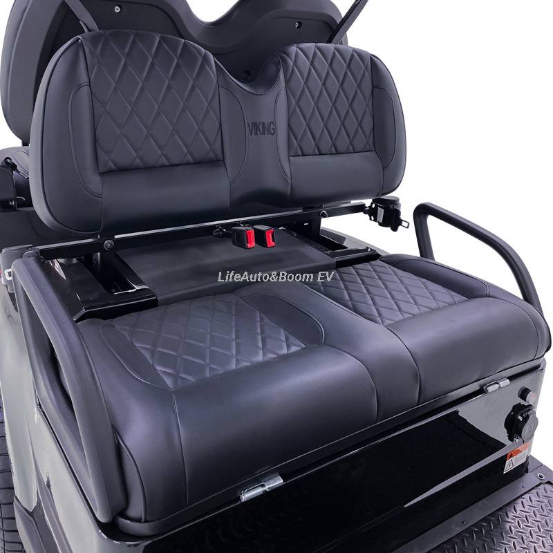 Ultra Quiet Ergonomic Seats Electric Golf Cart with Quick-Dry Material