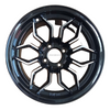 Brilliant Black Golf Cart Wheel Hub NBR14-13 (14x7-4-101.6-68.5-negative20)