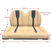 OEM ​Two - Tone Splicing Leather Golf Cart Seat