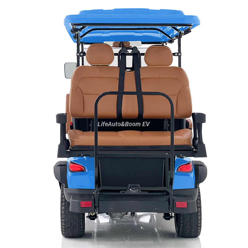 6-Seater Off-Road Electric Golf Cart Steel and Plastic Hunting Club Car with Metal Frame Electric Golf Scooter