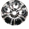 Aluminum Brilliant Black Golf Cart Wheel Hub NBR12-04（12x7-4-101.6-70-negative12）