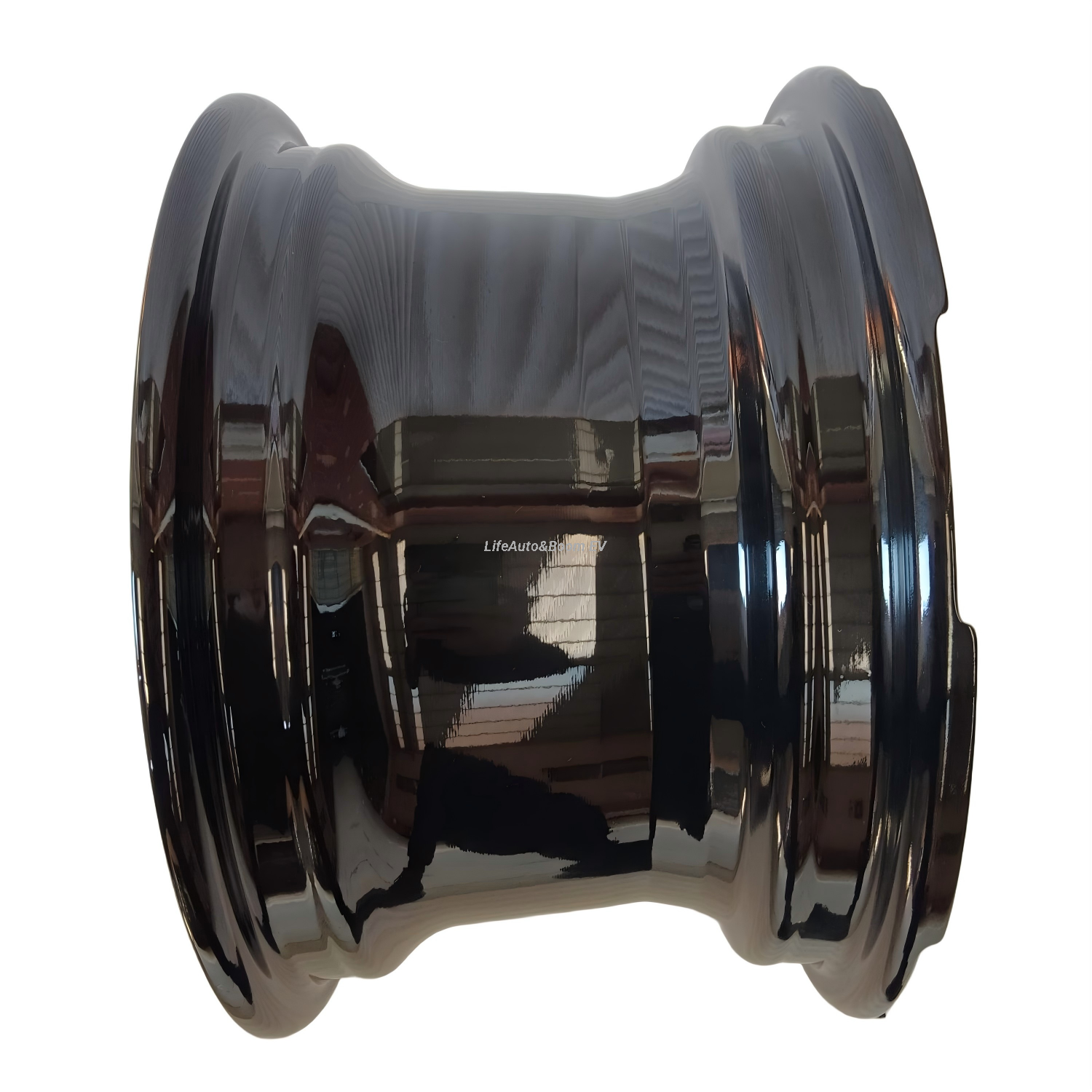 Aluminum All-black Rivets Golf Cart Wheel Hub NBR12-28 (12x7-4-101.6-67.8-negative47)