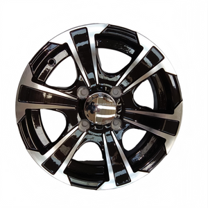 Aluminum Brilliant Black Golf Cart Wheel Hub NBR12-06C (12x7-4-101.6-70-38)