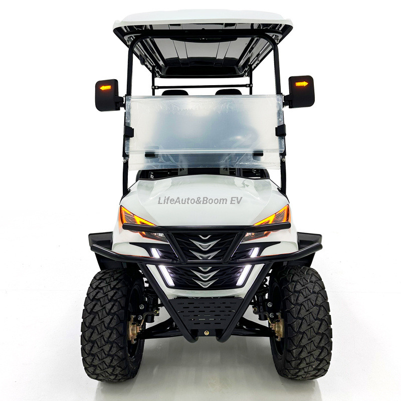 Factory Price Precision Steering Electric Golf Cart with Adjustable Back Seats