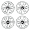 Wholesale Forklift-Style Chrome Plated Wheel Covers - 8-Inch Hubcaps for Golf Carts & Electric Sightseeing Vehicles
