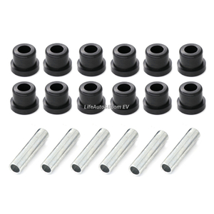 EZGO TXT Complete Leaf Spring Kit - 12 Rubber Bushings (70289-G01) & 6 Metal Sleeves (70289-G02)