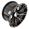 Aluminum Brilliant Black Golf Cart Wheel Hub NBR14-21(14x7-4-101.6-72-negative25)
