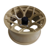 Bronze-colored Aluminum Golf Cart Wheel Hub NBR14-24 (14x7-4-101(1).6-72-negative25)