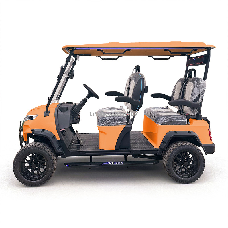 Customized 4-Seater Electric Golf Cart with Lithium Battery for Sightseeing and Hunting