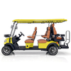 Custom-Made 72 Volts Electric Golf Carts with 6 Seats Street Legal for Golfing Made in China