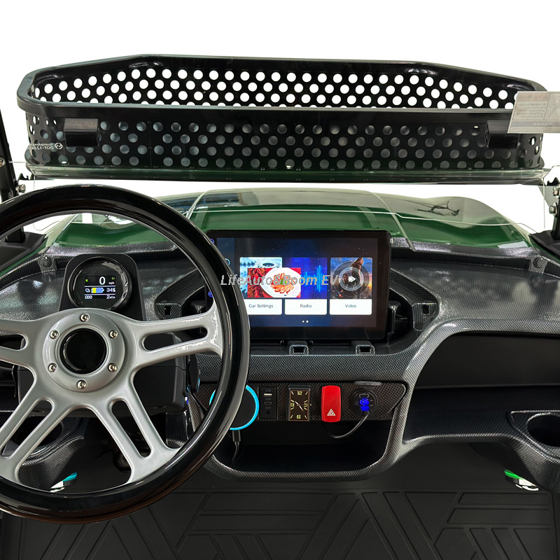 Best-Selling 2+2 Seater All-in-One 48V Electric Golf Cart Aluminum Frame Club Car with EEC and DOT Certificate