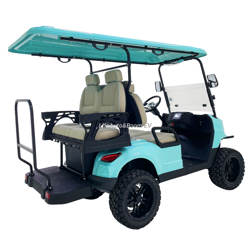Factory Priced Electric Golf Cart with Comfort Seats & Responsive Brakes 48v Battery Voltage