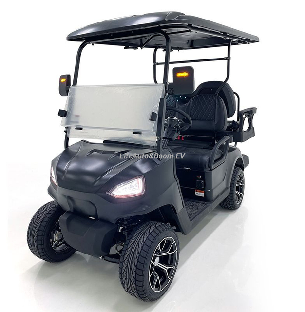 Ultra Quiet Ergonomic Seats Electric Golf Cart with Quick-Dry Material