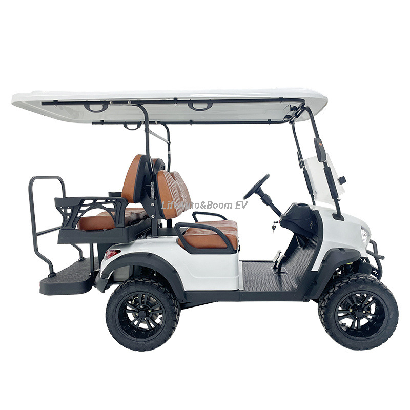 Durable Build Responsive Brakes Electric Golf Cart for Landscape Work