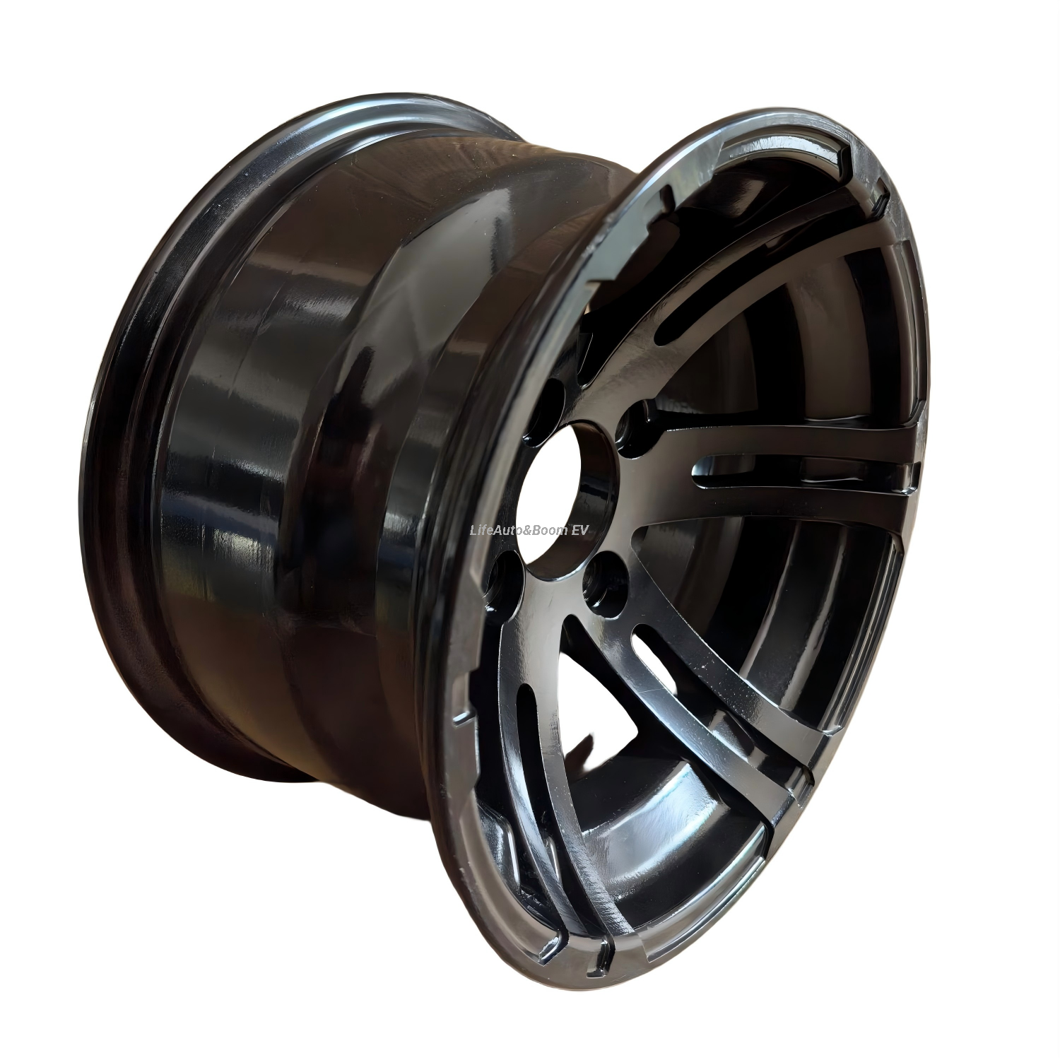 All-black Golf Cart Wheel Hub NBR12-07 (12X7-4-101.6-70-negative10)