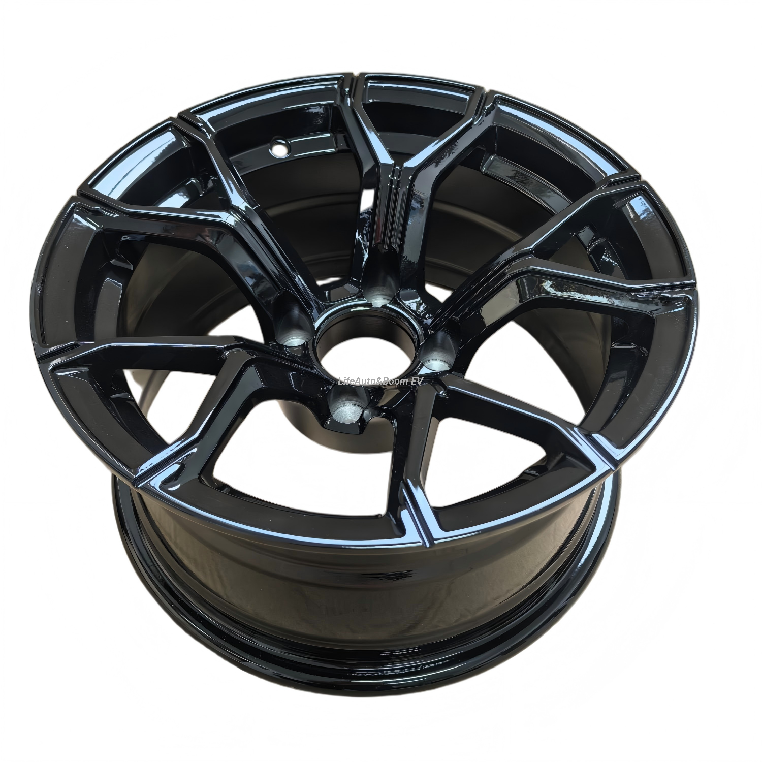 all-black golf cart wheel hub NBR14-12A (14x7-4-101.6-70-negative25)