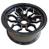 Brilliant Black Golf Cart Wheel Hub NBR14-13 (14x7-4-101.6-68.5-negative20)