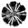 Aluminum Brilliant Black Golf Cart Wheel Hub NBR14-03(14x7-4-101.6-68-negative20)